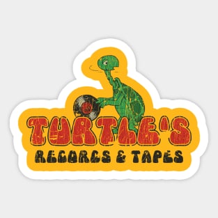 Turtle's Records & Tapes Sticker